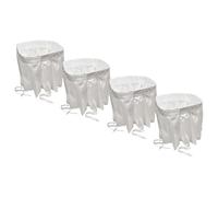 vhbw 4x Micro-filtre hygiénique compatible avec Nilfisk T22, T30 aspirateur - Filtre à air blanc