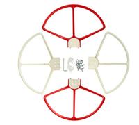 Vhbw Pack De Protection Plastique Rouge-Blanc Pour Drone, Quadrocopter Dji Phantom 2, 2 Vision, 2 Vision + Plus, 3 Advanced, 3 Professional, Fc40-Vhbw Blanc
