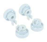 vhbw 4x Roulette pour panier inférieur compatible avec AEG lave-vaisselle - Diamètre 14 mm