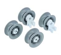 vhbw 4x Roulette pour panier inférieur compatible avec CDA lave-vaisselle - Diamètre 31 mm