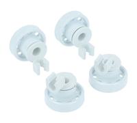 vhbw 4x Roulette pour panier inférieur compatible avec Thomson lave-vaisselle - Diamètre 14 mm