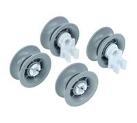vhbw 4x Roulette pour panier inférieur pour lave-vaisselle - Diamètre 31 mm