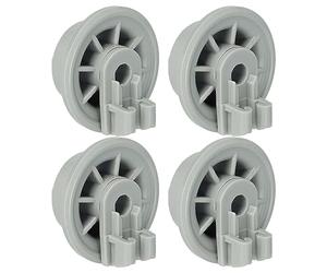 vhbw 4x Roulette pour panier inférieur remplacement pour Quelle 00838367 | 00916189, 01808286 pour lave-vaisselle - Diamètre 35 mm