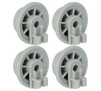 vhbw 4x Roulette pour panier inférieur remplacement pour Siemens BSGH00170834, 00420198, BSGH00165314 pour lave-vaisselle - Diamètre 35 mm