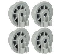 vhbw 4x Roulette pour panier inférieur remplacement pour Siemens BSGH00170834, 00420198, BSGH00165314 pour lave-vaisselle - Diamètre 35 mm