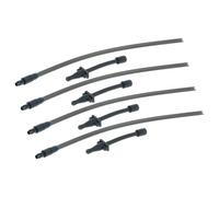 vhbw 4x Tuyau à lait compatible avec Siemens TI907501DE/03, TI907501DE/02 machine à café - 4x adaptateur de lait, 4x tuyau à lait