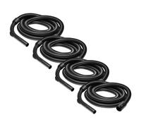vhbw 4x Tuyau compatible avec Kärcher MV 5, MV 4 Car Kit, MV 4 Premium, MV 5 P aspirateurs - 5,5 m, poignée, avec raccord circulaire 58 mm