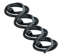 vhbw 4x Tuyau compatible avec Kärcher NT 14/1, NT 14/1 Ap, NT 14/1 Ap Adv, NT 14/1 Ap Advanced aspirateurs - 3 m