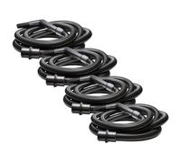 vhbw 4x Tuyau compatible avec Kärcher NT 35/1 Ap, NT 35/1 Tact, NT 35/1, NT 35/1 Tact BS aspirateurs - 5,5 m, poignée