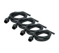 vhbw 4x Tuyau compatible avec Kärcher NT 555, NT 601, NT 602, NT 611, NT 611 Eco K, NT 561 aspirateurs - 2 m2 m, poignée