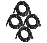 vhbw 4x Tuyau compatible avec Numatic Henry 180 Plus PPR180-11, 170 Eco, 170 Plus, 170 HEPA aspirateurs - 5 m, avec raccord circulaire 32mm