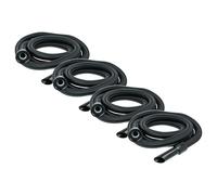 vhbw 4x Tuyau compatible avec Numatic Henry 180 Plus PPR180-11, 170 Eco, 170 Plus, 170 HEPA aspirateurs - 3,5 m, avec raccord circulaire 32mm