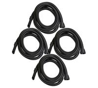 vhbw 4x Tuyau compatible avec Numatic Henry MICR HVR200M, HVR240, HVR170, HVR200, HXL221, HXL221 A2 aspirateurs - 5 m, avec raccord circulaire 32mm