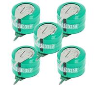 vhbw 5x Batteries remplacement pour 3/V15H pour modéle RC (20mAh, 3,6V, NiMH), avec connexion à 2 broches