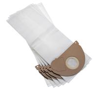 vhbw 5 sacs microfibres non tissées compatible avec Kärcher 15, 2101, 2101 TE, 2111, 2301, 4000 Plus, 4000 TE, 5125 aspirateur 49.4cm x 17.2cm