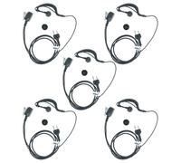 vhbw 5 x Oreillette compatible avec Alan Midland GXT-1000, G9, G8, G5 XT, G7, G6, GXT-300, GXT-1050, GXT-325 radio talkie-walkie
