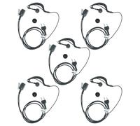 vhbw 5 x Oreillette Compatible avec Cobra MT-305, MT-220, MT-525, MT-500, MT-110, MT-725, MT-700, MT-925, MT-900 Radio Talkie-walkie