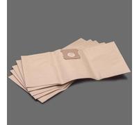 vhbw 5x Sacs compatible avec Einhell TC-VC 1812 S | TC-VC 1815 S aspirateur - papier, 24cm x 19cm marron