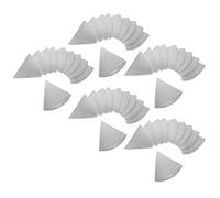 vhbw 50x Filtres coniques compatible avec Zehnder ComfoValve Luna E125 ventilation, VMC - Filtre d'évacuation G4, DN 100, blanc