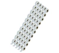 vhbw 50x Rouleau d'étiquettes 12mm x 24mm (1000 étiquettes) compatible avec Dymo LabelWriter 330 Turbo, 310, 400, 320, 330 étiqueteuse blanc