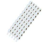 vhbw 50x Rouleau d'étiquettes 19mm x 51mm (220 étiquettes) compatible avec Dymo LabelWriter 400 Turbo, 400, 330 II étiqueteuse blanc