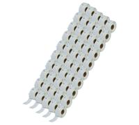 vhbw 50x Rouleau d'étiquettes 25mm x 54mm (500 étiquettes) compatible avec Dymo LabelWriter EL60 Turbo, LW400 Duo étiqueteuse blanc