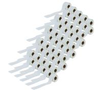 vhbw 50x Rouleau d'étiquettes 38mm x 190mm (110 étiquettes) compatible avec Dymo LabelWriter LW400 Turbo, LW400 Duo, LW450 étiqueteuse blanc