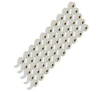 vhbw 50x Rouleau d'étiquettes 51mm x 26mm (1552 étiquettes) compatible avec Brother TD-2130, TD-4100, TD-4000, TD-2130N étiqueteuse blanc