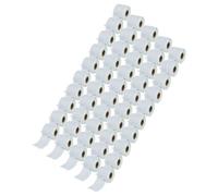 vhbw 50x Rouleau d'étiquettes 54mm x 70mm (320 étiquettes) compatible avec Dymo LabelWriter 400 Turbo, EL40, EL60 Turbo étiqueteuse blanc