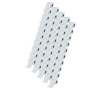 vhbw 50x Rouleau d'étiquettes 59mm x 190mm (110 étiquettes) compatible avec Dymo LabelWriter 330 Turbo, 320, 330, 320 II étiqueteuse blanc