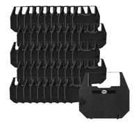 vhbw 50x Ruban encreur compatible avec Olympia Startype MD, Startype 2, XL 120, XL 110 imprimante matricielle ou de reçus - noir