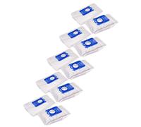 vhbw 50x Sacs compatible avec AEG/Electrolux AUO 8815 UltraOne Green aspirateur - microfibres non tissées, 28cm x 17,5cm, blanc / bleu