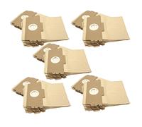 vhbw 50x Sacs compatible avec AEG/Electrolux Vampyr 605, 606, 607, 608, 609 aspirateur - papier, 12/15, 27cm x 27cm, couleur sable