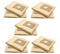 vhbw 50x Sacs compatible avec AEG/Electrolux Vampyr 6100, 60ABE03 aspirateur - papier, 22, 25cm x 20,5cm, couleur sable