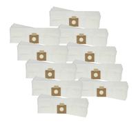 vhbw 50x Sacs compatible avec Cleancraft flex Cat 112 Q aspirateur - 59cm x 17,5cm blanc