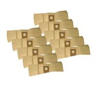 vhbw 50x Sacs compatible avec Cleancraft FlexCAT 110 aspirateur - 63cm x 15cm marron