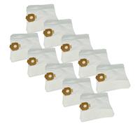 vhbw 50x Sacs compatible avec Cleanfix S10, S 10 Plus Hepa, S10 Plus aspirateur - 43cm x 41cm blanc
