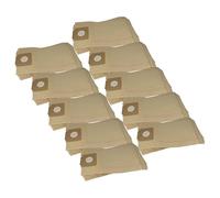 vhbw 50x Sacs compatible avec Kärcher T 10/1, T 12/1, T10/1 Professional, T 12/1 Adv aspirateur - 23cm x 22,5cm marron