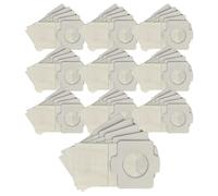 vhbw 50x Sacs compatible avec Makita XLC02ZB aspirateur - 11,8cm x 6cm bleu clair