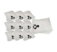 vhbw 50x Sacs compatible avec Nilfisk Aero 21-01 PC, 20-21 INOX, 21-01 PC Inox aspirateur - microfibre non tissée, 32cm x 23cm blanc