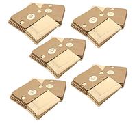 vhbw 50x Sacs compatible avec Rowenta ZR 480 aspirateur - papier, 22cm x 16,5cm, couleur sable