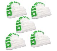 vhbw 50x Sacs compatible avec Sebo Airbelt K3 Premium, K3 Vulcano aspirateur - microfibres non tissées, 33,5cm x 17cm, blanc