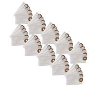 vhbw 50x Sacs compatible avec Sprintus Maximus Pro, PT, Pro Set, T12, Hepa aspirateur - 40,8cm x 22,8cm blanc