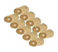 vhbw 50x Sacs remplacement pour Cleancraft 7013353 pour aspirateur - 22cm x 19cm marron