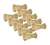 vhbw 50x Sacs remplacement pour Johnson Diversy Tapiset 38, Tapiset 45, 8502.16 pour aspirateur - 38,5cm x 10cm marron