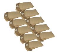 vhbw 50x Sacs remplacement pour Kärcher 4002667015317, 6.904-143.0, KFI 252 pour aspirateur - 44cm x 20cm marron