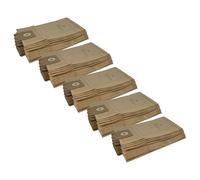 vhbw 50x Sacs remplacement pour Nilfisk 82367810, 82222900, 82222901, B38 pour aspirateur - 45,3cm x 22,7cm marron