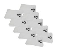vhbw 50x Sacs remplacement pour Nilfisk Flex 502.227, 107419593, Flex 445.088 pour aspirateur - microfibre non tissée, 52,5cm x 39cm blanc