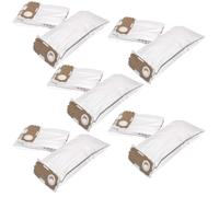 vhbw 50x Sacs remplacement pour Swirl V62 pour aspirateur - microfibres non tissées, 21,5cm x 18cm, blanc
