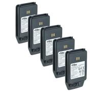 vhbw 5X Batterie Compatible avec Ascom D81 | DH5-AABAAA/2E, DH5, 660273 téléphone portable (1100mAh, 3,7V, Li-ion)